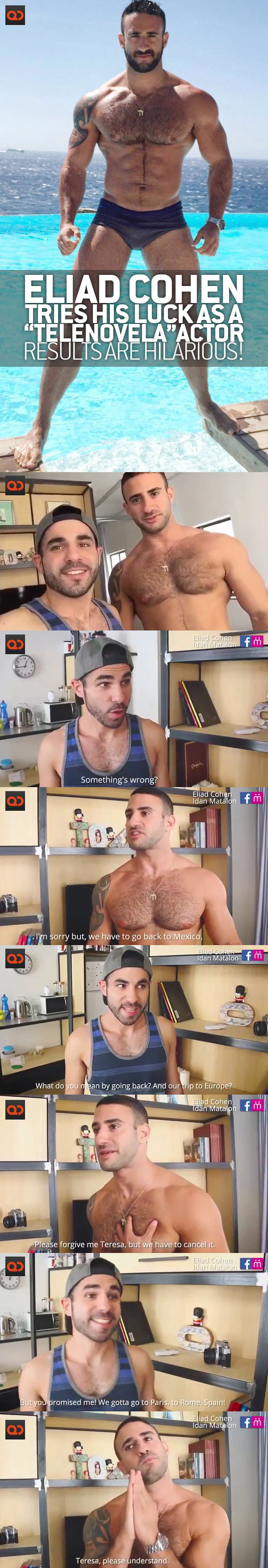 Eliad Cohen Tries His Luck As A “Telenovela” Actor, Results Are Hilarious!