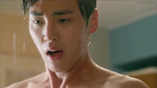 Hot Korean Taking a Shower.