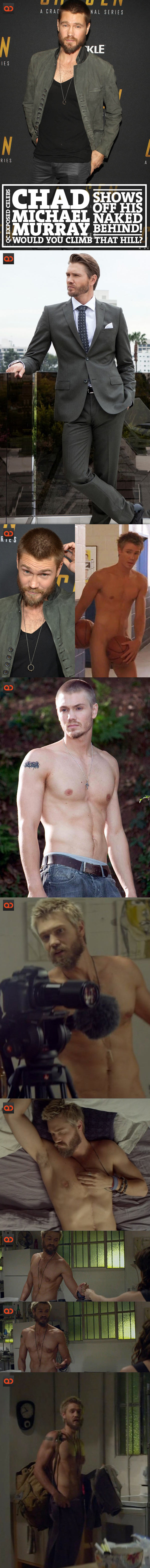 Chad Michael Murray Shows Off His Naked Behind! Would You Climb That Hill?