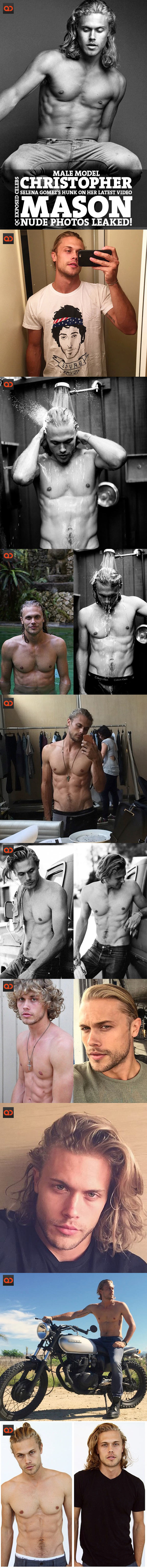 Male Model Christopher Mason, Selena Gomez's Hunk On Her Latest Video, Nude Photos Leaked!