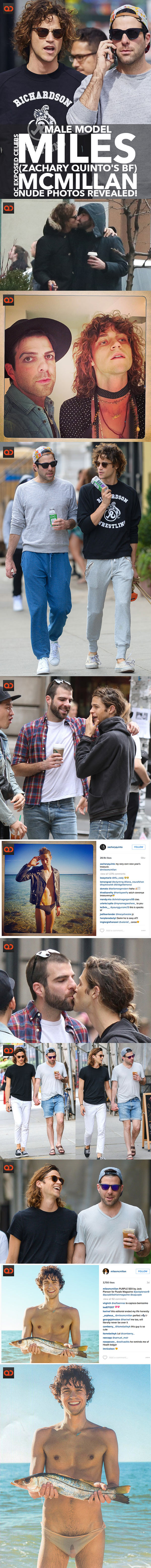 Male Model Miles McMillan, Zachary Quinto's Boyfriend, Nude Photos Revealed!