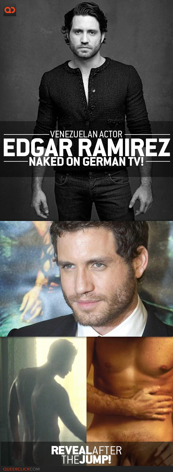 Venezuelan Actor Édgar Ramírez Naked On German Television!