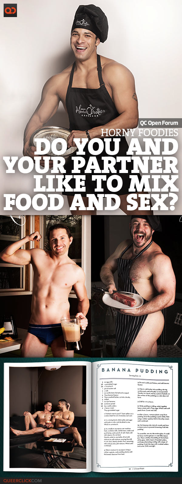Qc Open Forum: Horny Foodies - Do You And Your Partner Like To Mix Food And Sex?