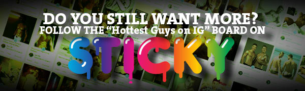 Hottest Guys on IG - Sticky Board