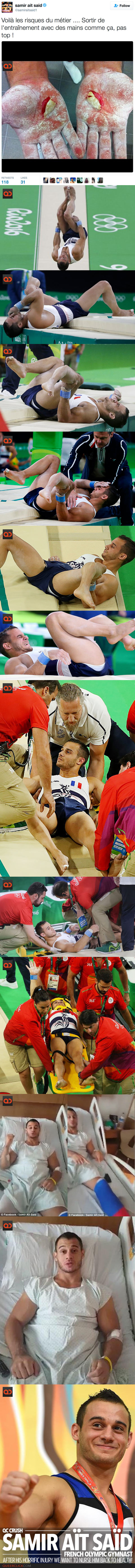 QC Crush: French Olympic Gymnast Samir Aït Saïd