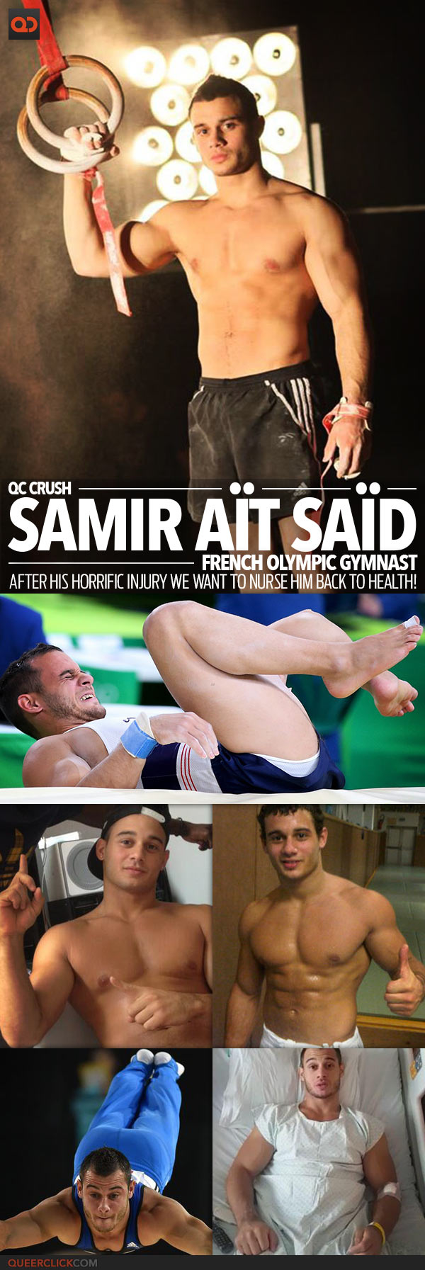 QC Crush: French Olympic Gymnast Samir Aït Saïd