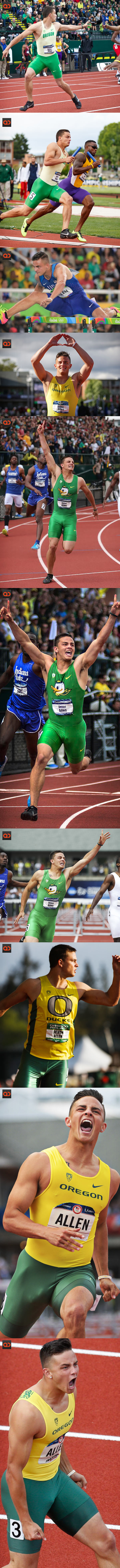 Devon Allen, American Athlete, Getting Up Close And Personal With His Bulge!