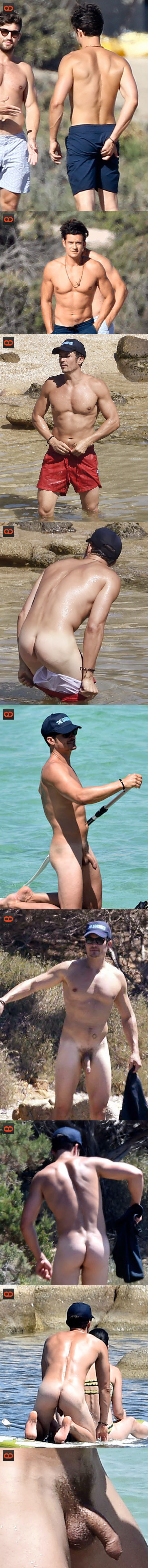 Orlando Bloom Ballsy New Photos! More Uncensored Images Of His Balls And Butt Surface