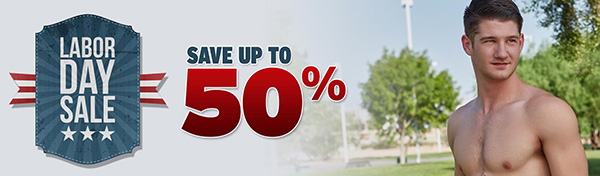 Corbin Fisher Labour Day 50% OFF