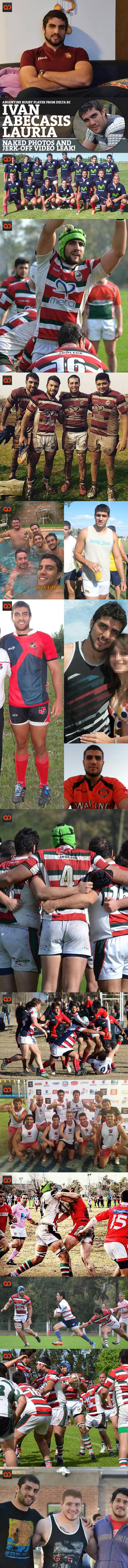 Ivan Abecasis Lauria, Argentine Rugby Player From Delta RC, Naked Photos And Jerk-Off Video Leak!