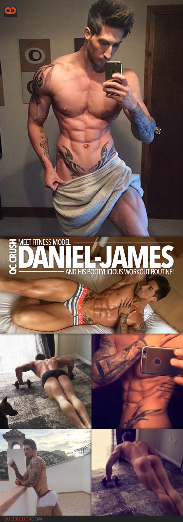 QC Crush: Meet Fitness Model Daniel-James And His Bootylicious Workout Routine!