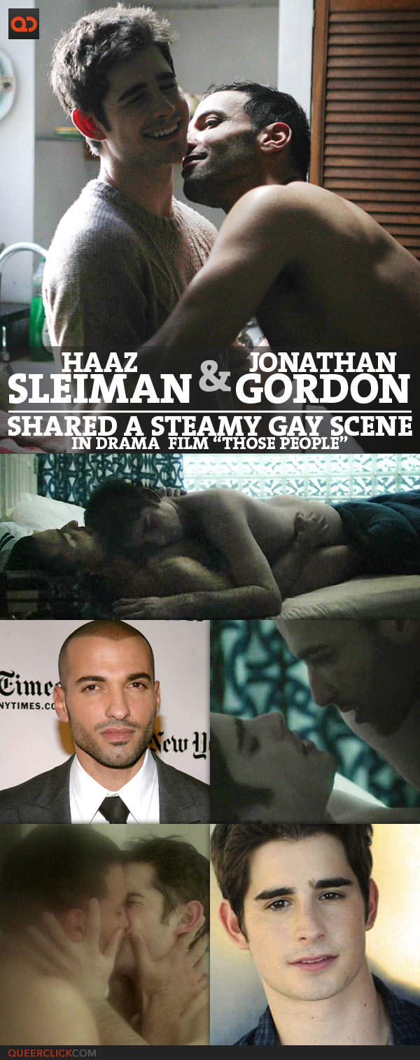 Haaz Sleiman And Jonathan Gordon Shared A Gay Scene In Drama  Film “Those People”
