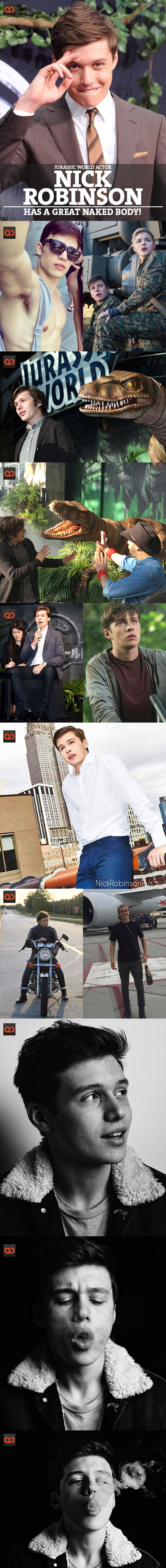 Jurassic World Actor Nick Robinson Has A Great Naked Body!