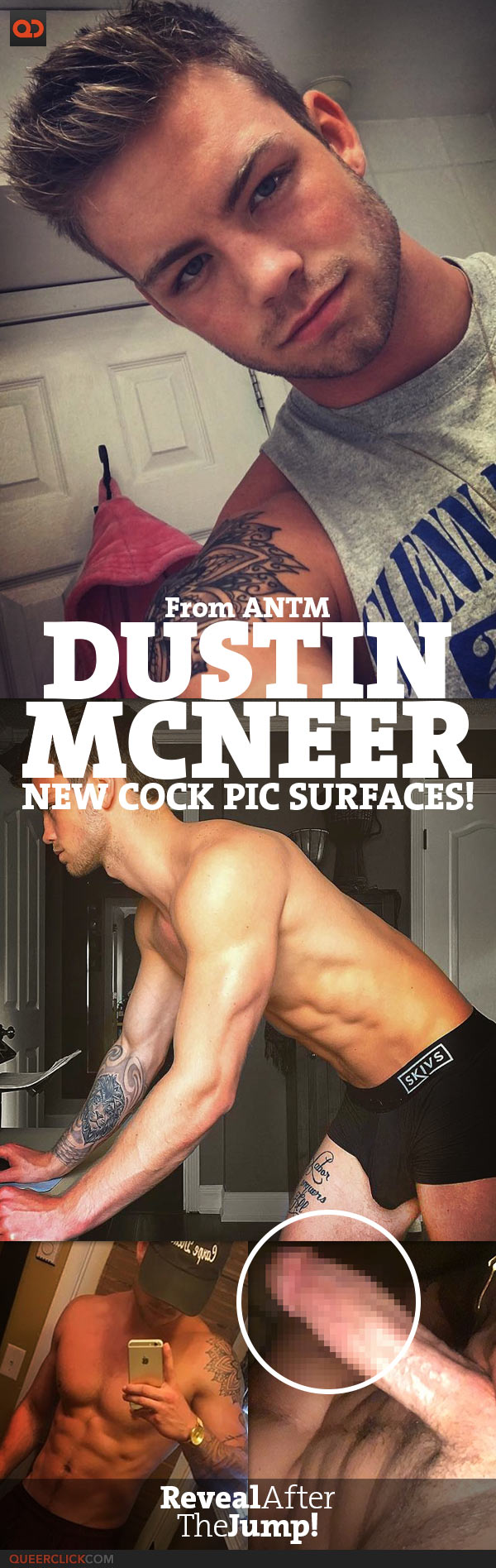 Free Sexy Dustin McNeer Exposing His Nude Butt and Cum On The ABS | Man Men
