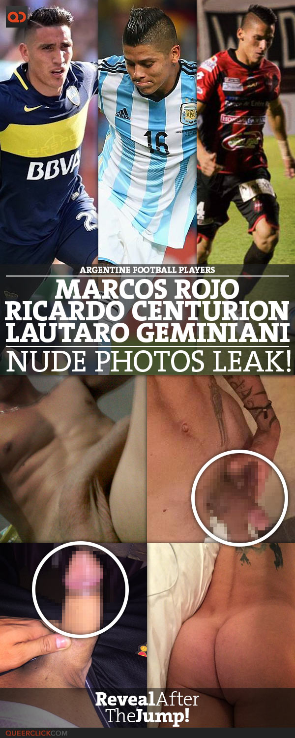 Argentine Football Players Marcos Rojo, Ricardo Centurión And Lautaro Geminiani Nude Photos Leak!