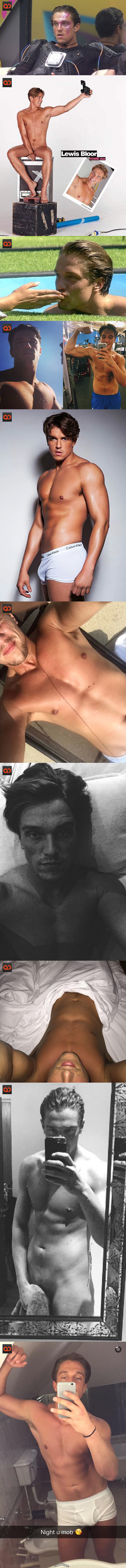 Lewis Bloor Can't Keep His Cock In His Pants - The Former Celebrity Big Brother Star Snapchatted His Big Dong!