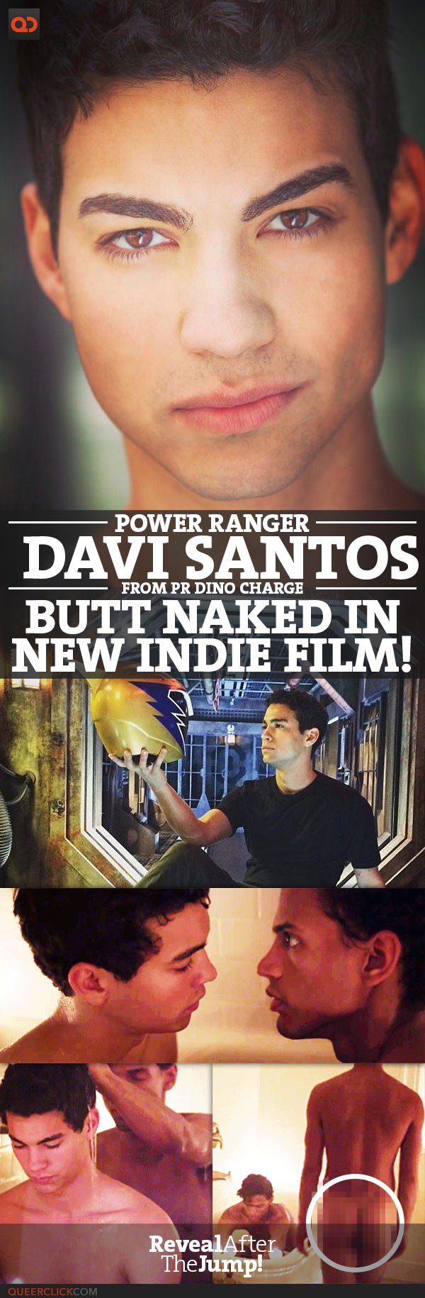 Power Ranger Actor Davi Santos, From PR Dino Charge, Butt Naked In New Indie Film!