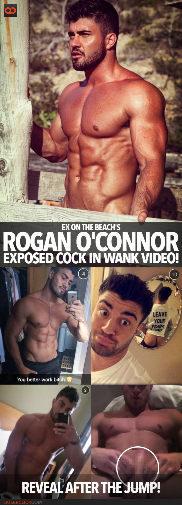 Ex On The Beach's Rogan O'Connor Exposed Cock In Wank Video!
