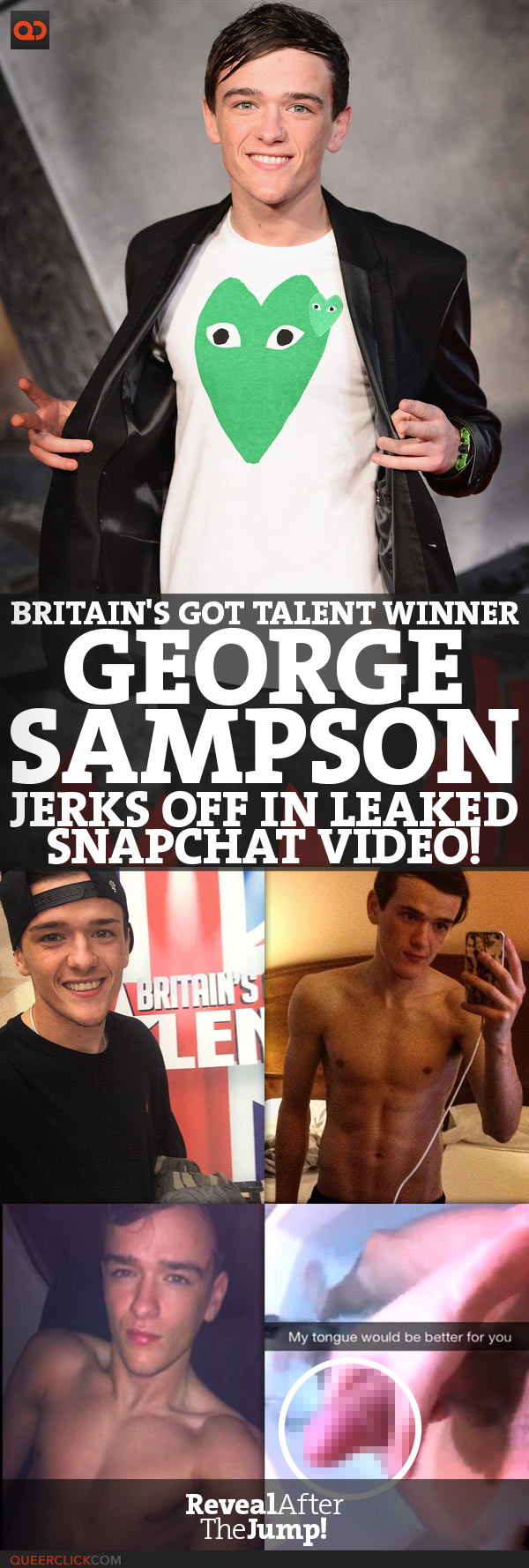 George Sampson, Britain's Got Talent Winner, Jeks Off In Leaked Snapchat Video!