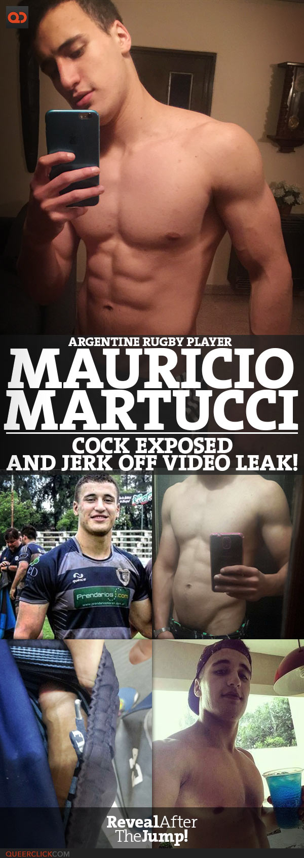 Mauricio Martucci, Argentine Rugby Player, Nude Selfies And Jerk Off Video Leak!