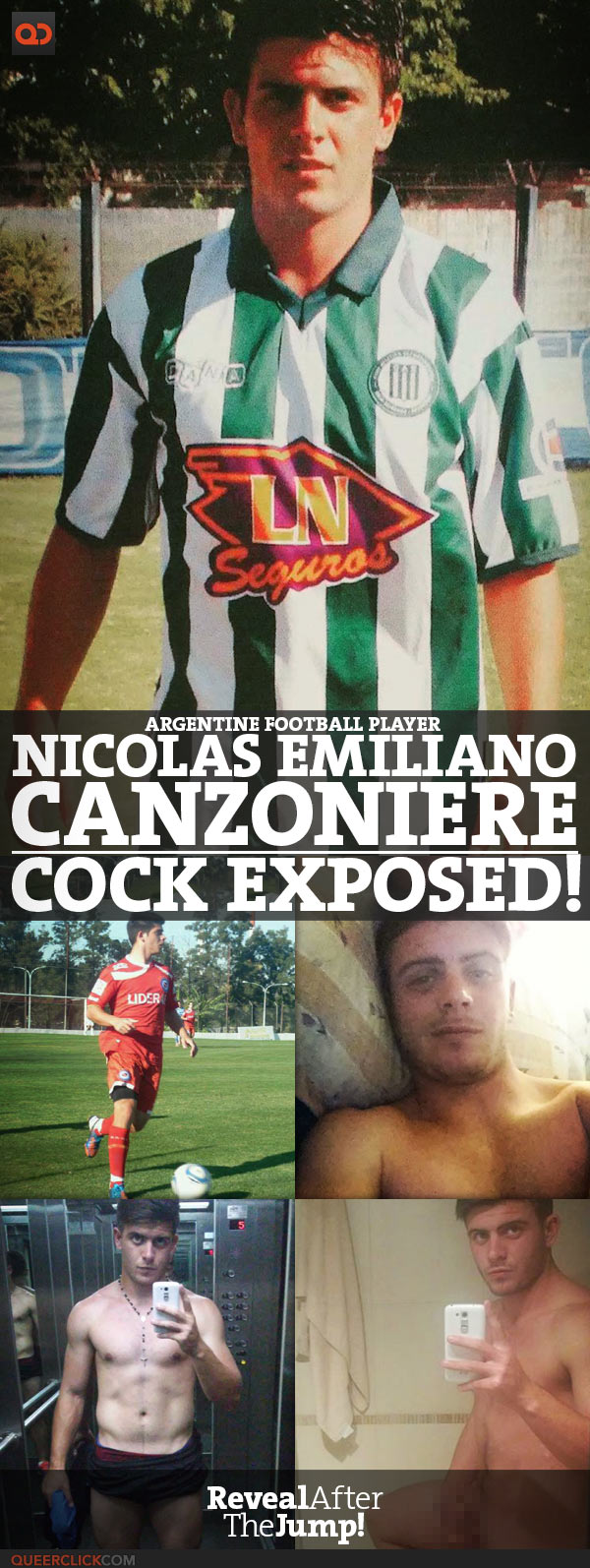 Nicolás Emiliano Canzoniere, Argentine Football Player, Cock Exposed!
