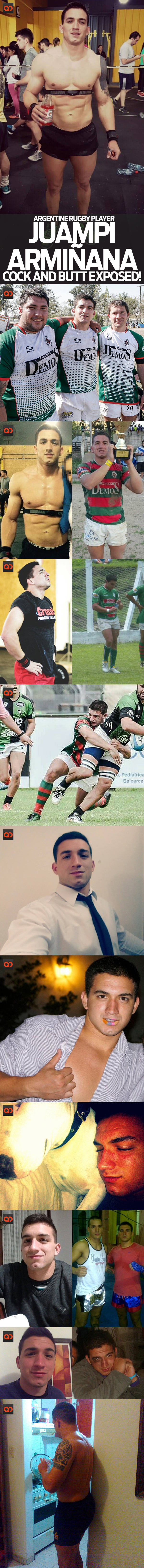 Juampi Armiñana, Argentine Rugby Player, Cock And Butt Exposed!