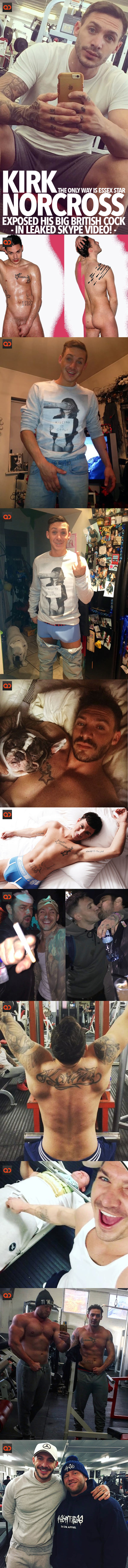 Kirk Norcross, From The Only Way Is Essex, Exposed His Big British Cock In Leaked Skype Video!