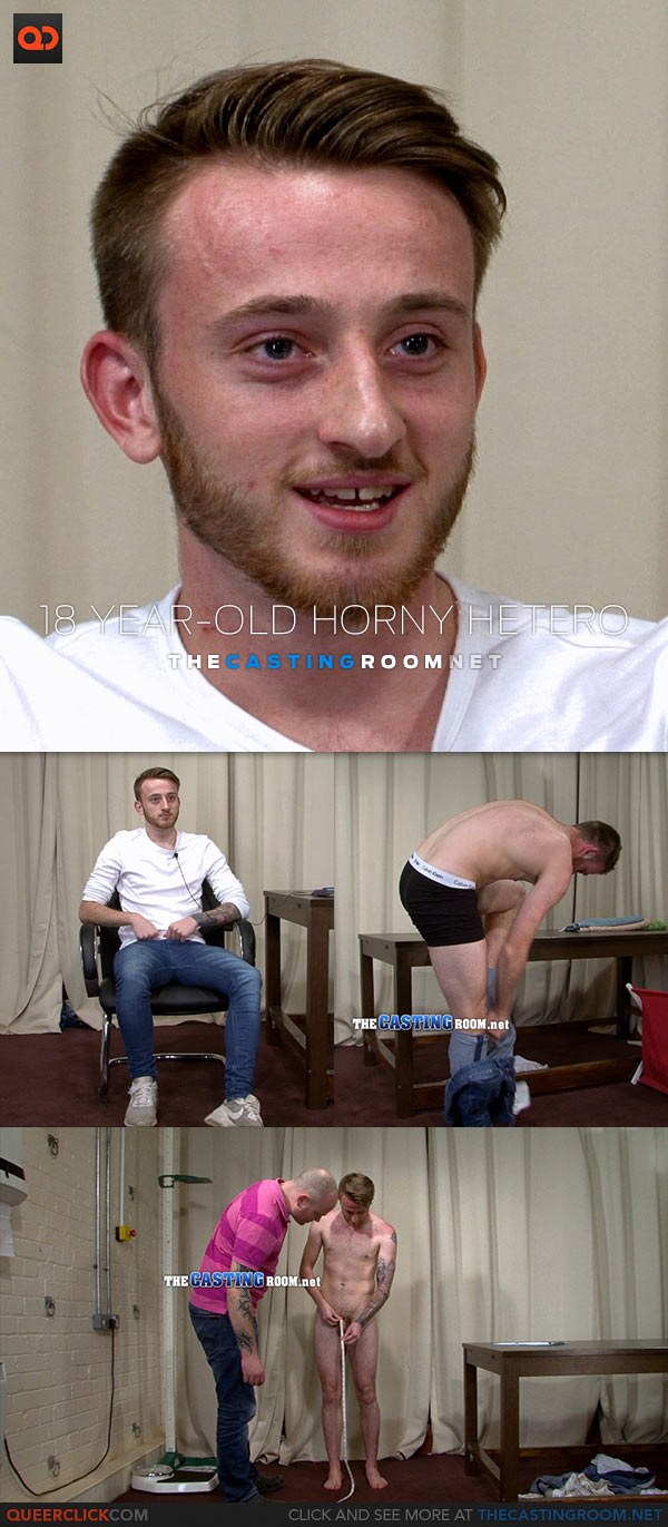 The Casting Room: 18 Year-old Horny Hetero at The Casting Room!