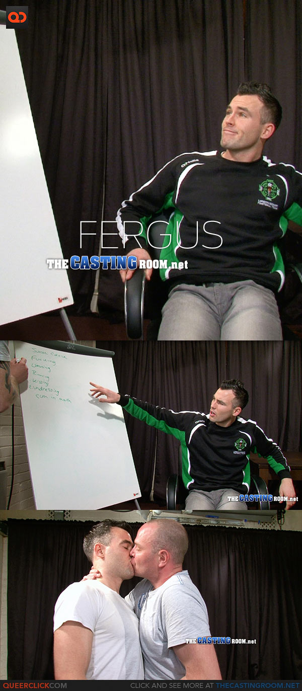 The Casting Room: Famous Irish Footballer Getting Fucked & Swallowing Cum at The Casting Room!