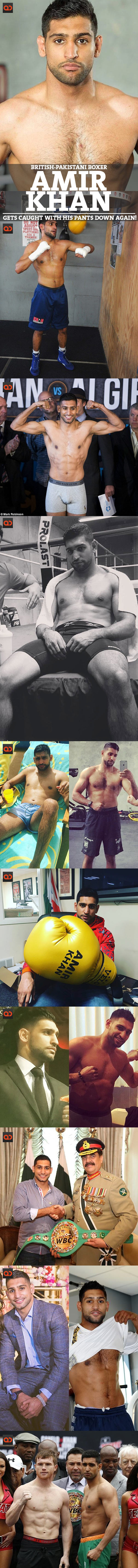 Amir Khan, British-Pakistani Boxer, Gets Caught With His Pants Down Again!