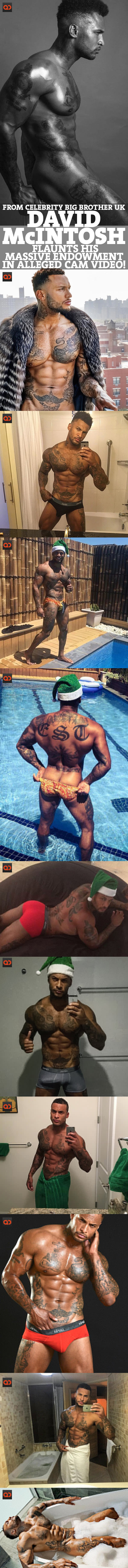 David Mcintosh, From Celebrity Big Brother UK, Flaunts His Massive Endowment In Alleged Cam Video!