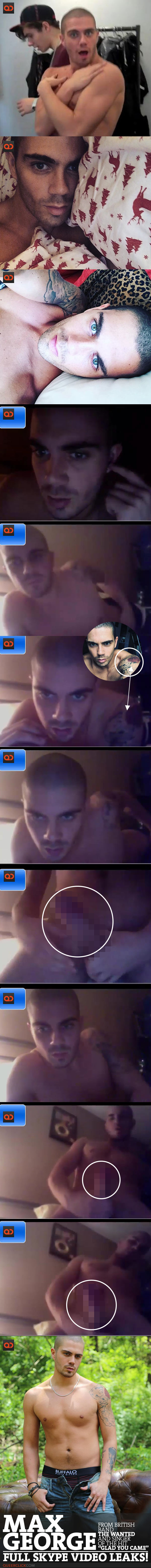 Max George, Member Of The British Band The Wanted And Singer Of The Hit “Glad You Came”, Full Skype Video Leaks!
