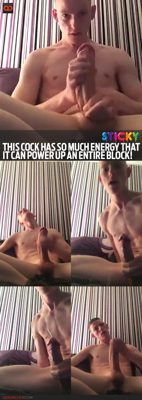  This Cock Has So Much Energy That It Can Power Up An Entire Block!