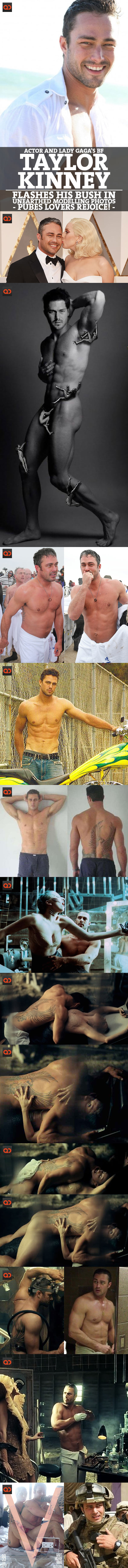 Taylor Kinney, Actor And Lady Gaga's BF, Flashes His Bush In UnEarthed Modelling Photos - Pubes Lovers Rejoice!
