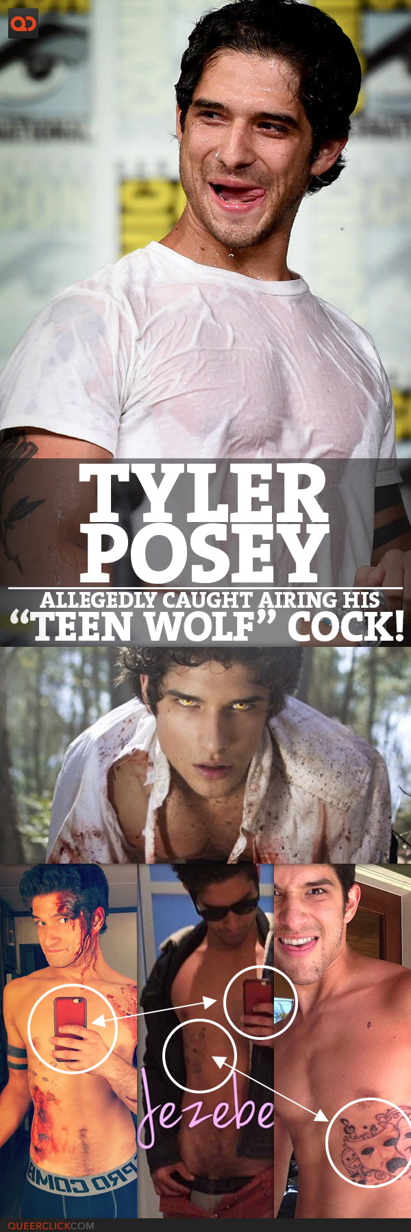 Tyler Posey Allegedly Caught Airing His “Teen Wolf” Cock!