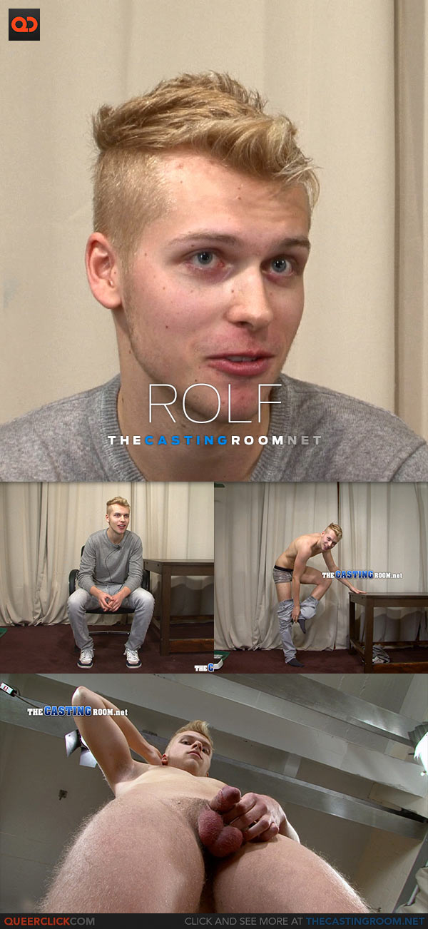 The Casting Room: 19 year-old Swiss New Boy Rolf Shows His Bumhole!
