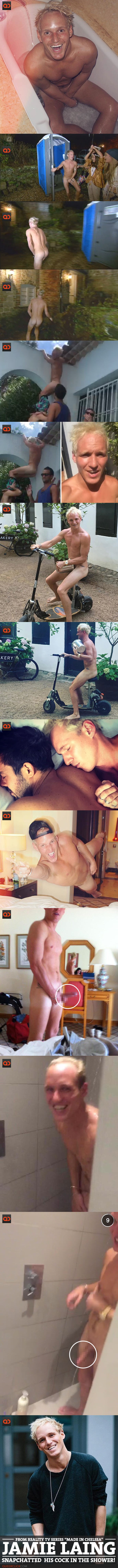 Jamie Laing, From Reality Tv Series “made In Chelsea”, Snapchatted His Cock In The Shower!
