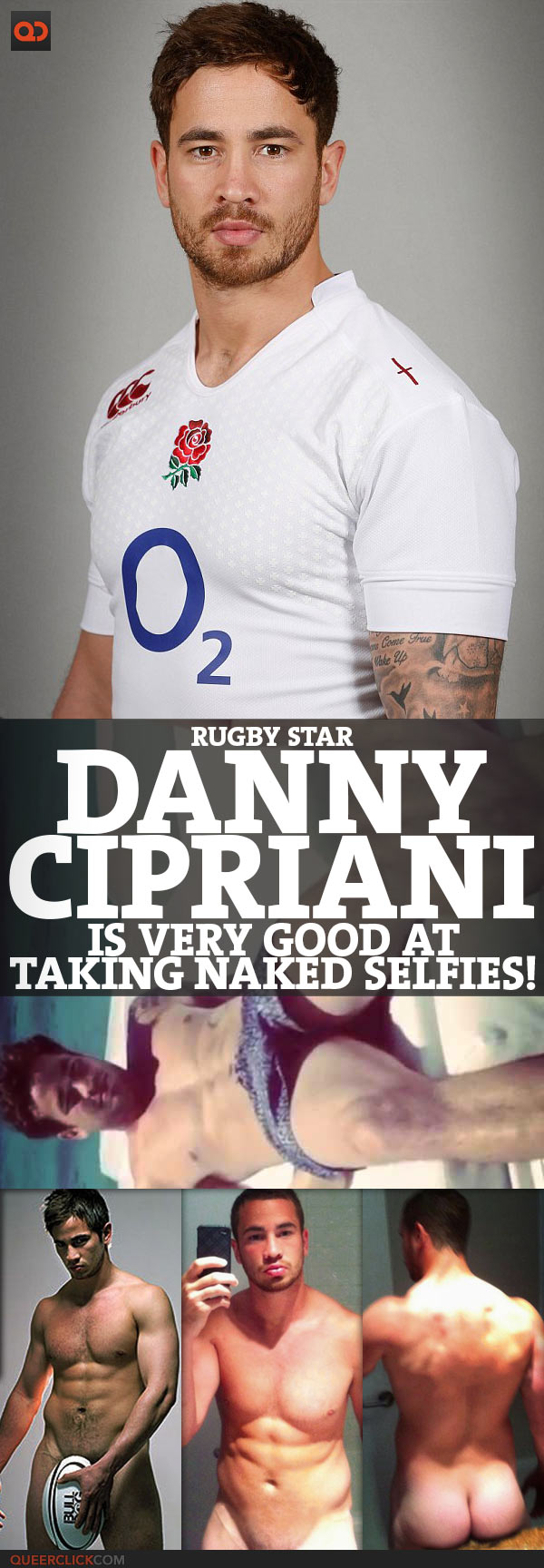 Rugby Star Danny Cipriani Is Very Good At Taking Naked Selfies!