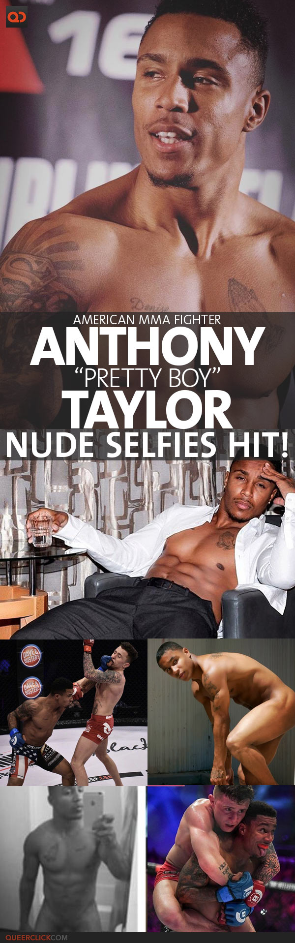 Anthony “Pretty Boy” Taylor, American MMA Fighter, Nude Selfies Hit!