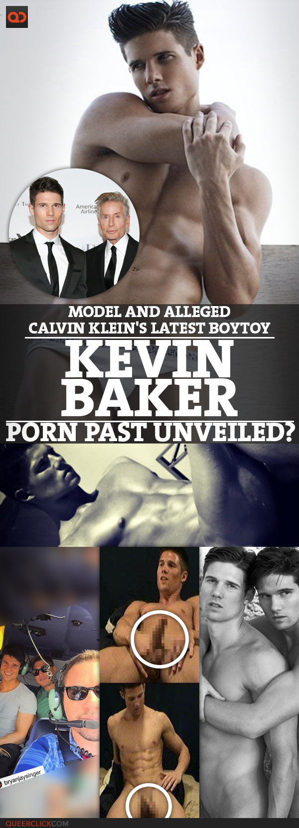Kevin Baker, Model And Alleged Calvin Klein's Latest BoyToy, Porn Past Unveiled?