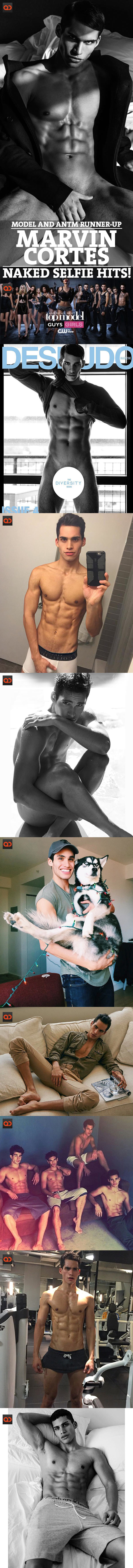 Marvin Cortes, Model And ANTM Runner-Up, Naked Selfie Hits!