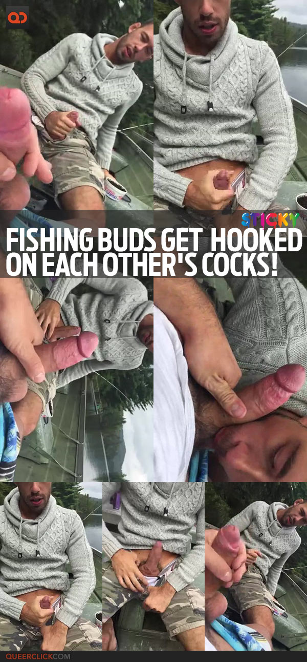 Fishing Buds Get Hooked On Each Other's Cocks!