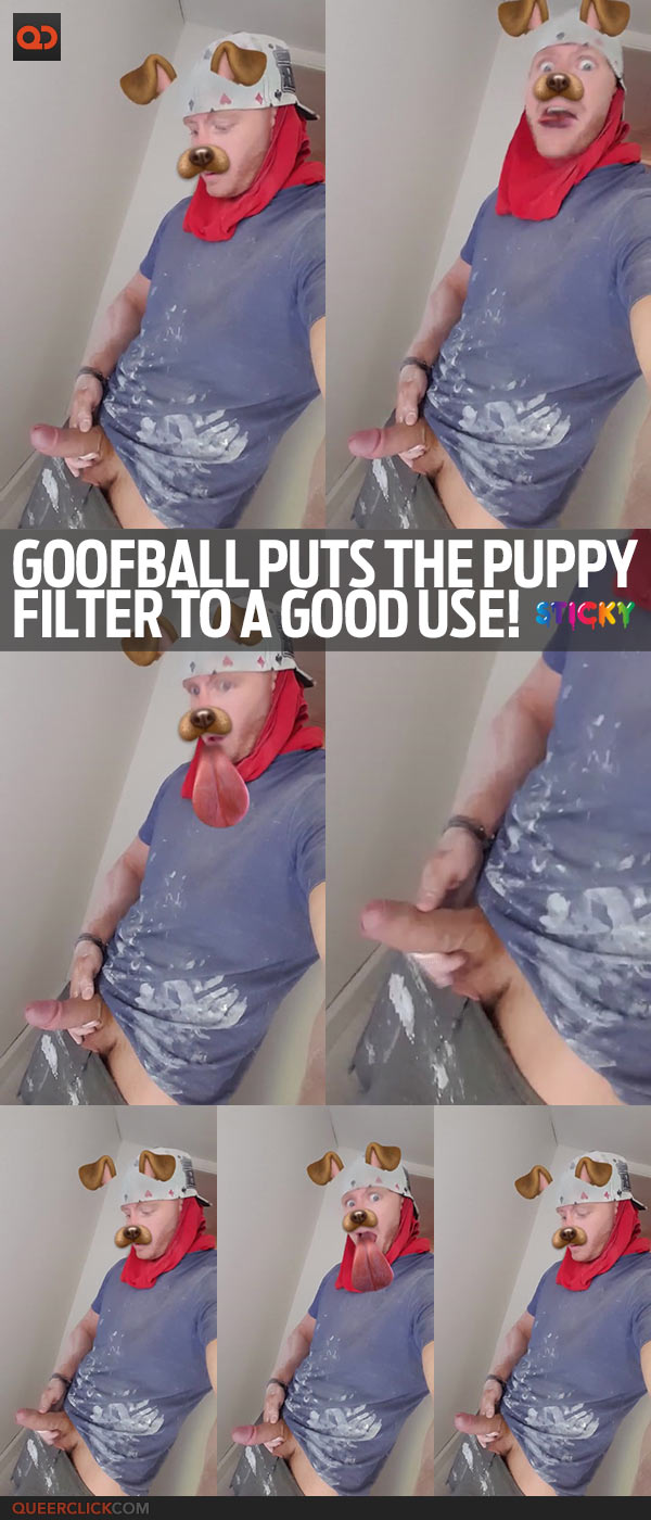 Goofball Puts The Puppy Filter To A Good Use!