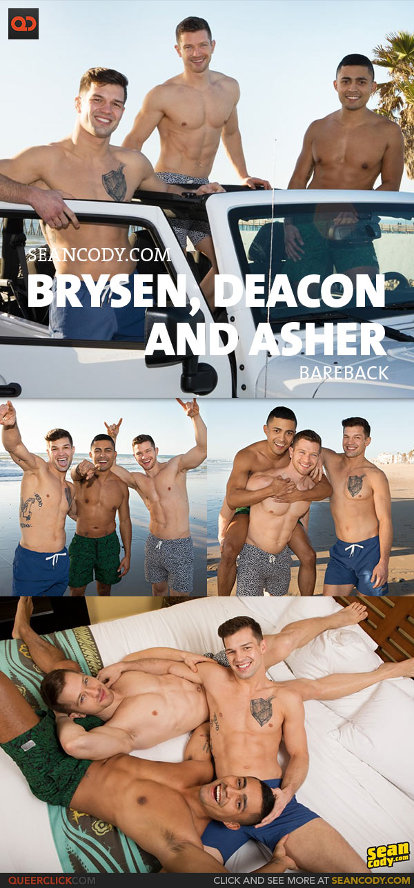 Sean Cody: Brysen, Deacon and Asher's Spring Break Fuck - Bareback