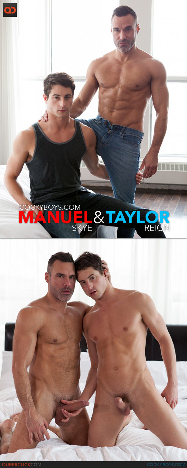 CockyBoys: Manuel Skye Manhandles Taylor Reign