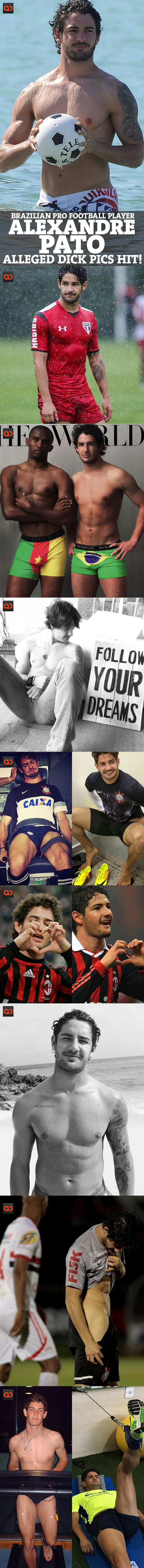 Alexandre Pato, Brazilian Pro Football Player, Alleged Dick Pics Hit!