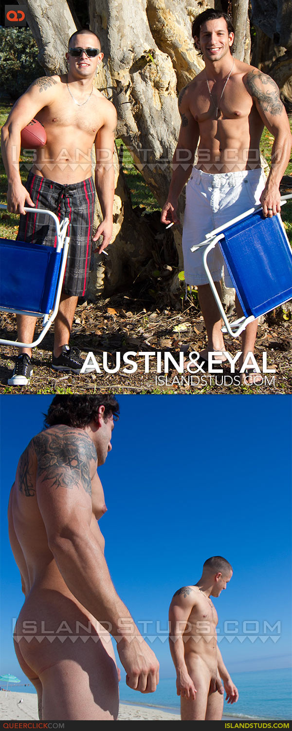 Island Studs: Football Nude - Austin and Eyal