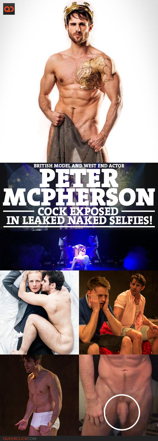 Peter Mcpherson, British Model And West End Actor, Cock Exposed In Leaked Naked Selfies!