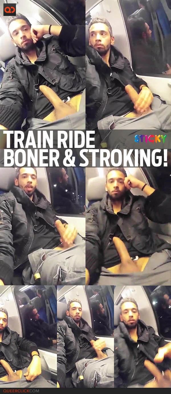 Train Ride Boner & Stroking!
