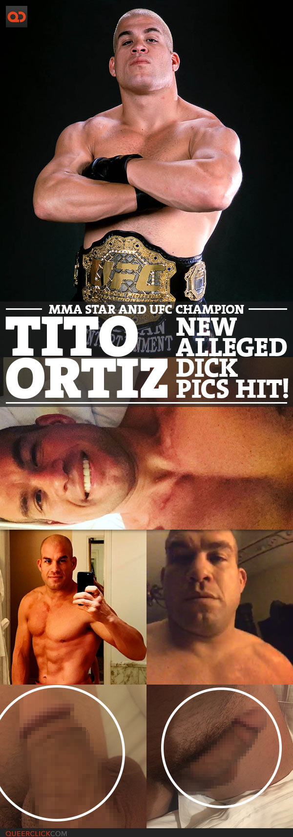 Tito Ortiz, MMA Star And UFC Champion, New Alleged Dick Pics Hit!